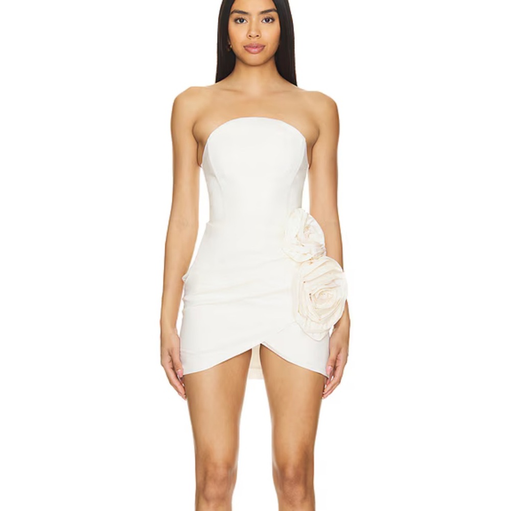 Alyna Mini Dress Floral Detail